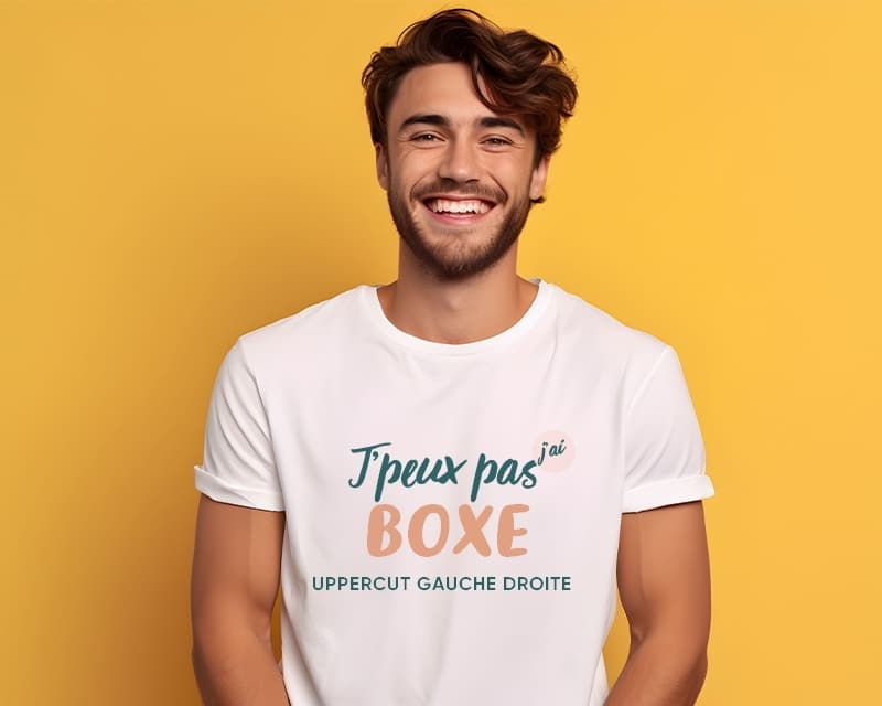 T Shirt Homme Personnalis J Peux Pas J Ai Boxe Cadeaux