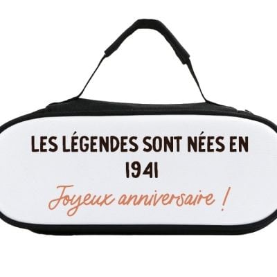 sacoche de pétanque message générique homme né en 1941