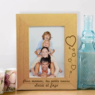 Cadre photo love glossy personnalisable – MIKODIN