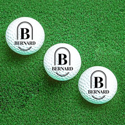 Balles de golf personnalisées (lot de 3) - Prénom