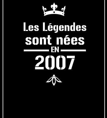 Affiche légendes année 2007