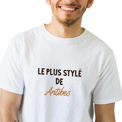 T-shirt homme personnalisé Antibes