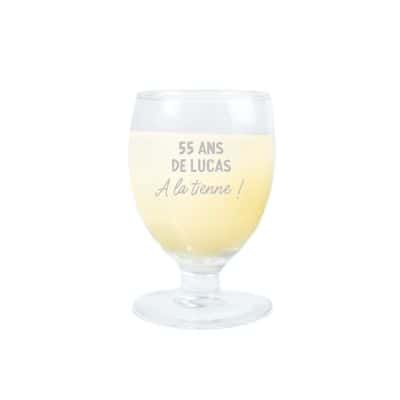 Verre à ricard ou pastis homme 55 ans