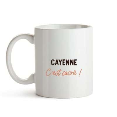 Mug personnalisé Cayenne