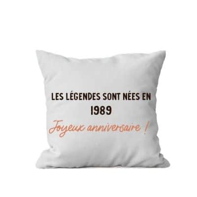 Coussin message générique année 1989