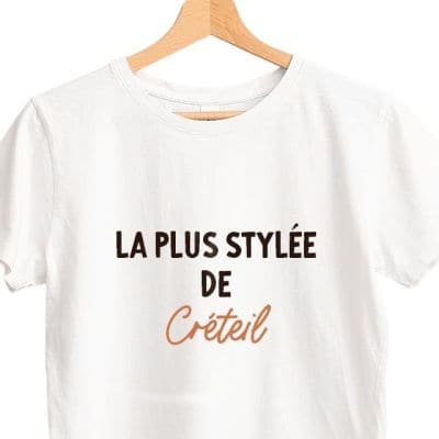 T-shirt femme personnalisé Créteil