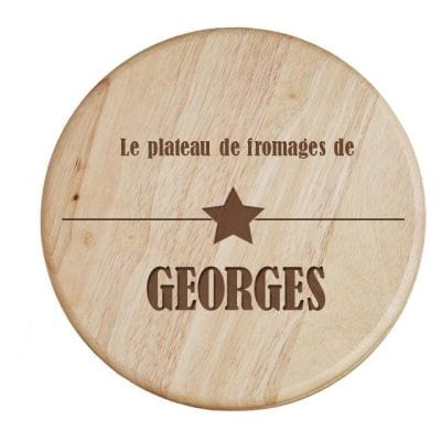 Set à fromage personnalisé pour un Georges