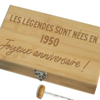 Coffret sommelier 5 accessoires message générique année 1950