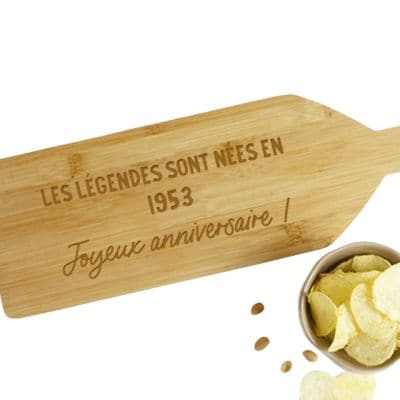 planche à apéritif message générique homme né en 1953