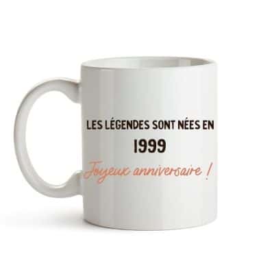 mug message générique homme né en 1999