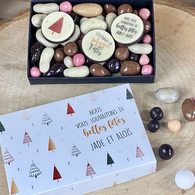 Tablette de chocolat personnalisée, tablette de chocolat Noël, cadeau  personnalisé, fête de Noël, fête de fin d'année, chocolat -  France