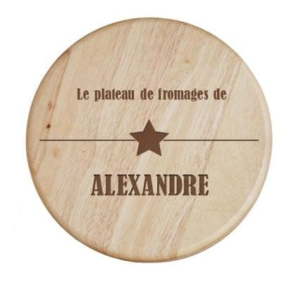 Set à fromage personnalisé pour un Alexandre