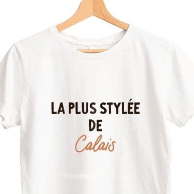 T-shirt femme personnalisé Calais