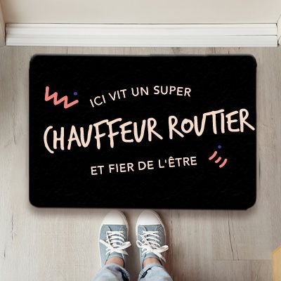 Idee Cadeau Humour Pour Femme De Routier' Autocollant