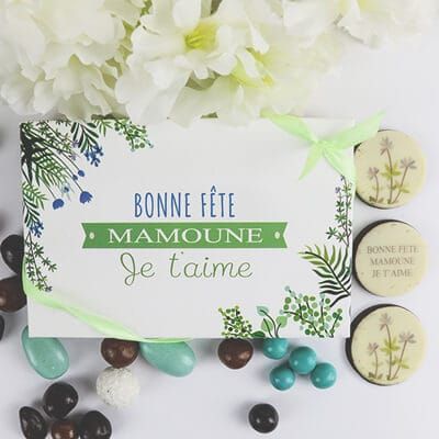 Boîte de chocolats Personnalisable -  Collection Fleurie