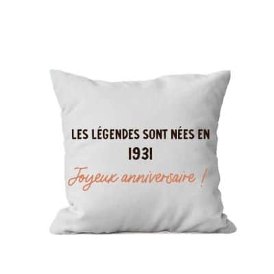 Coussin message générique année 1931