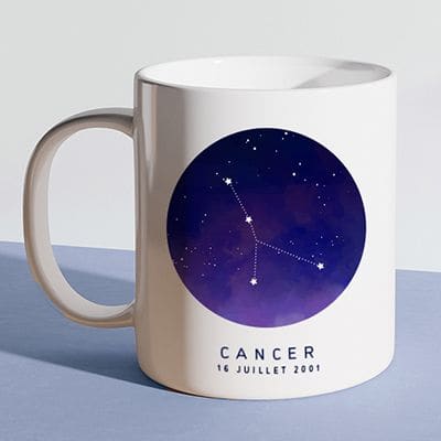 Mug personnalisé Constellation - Cancer