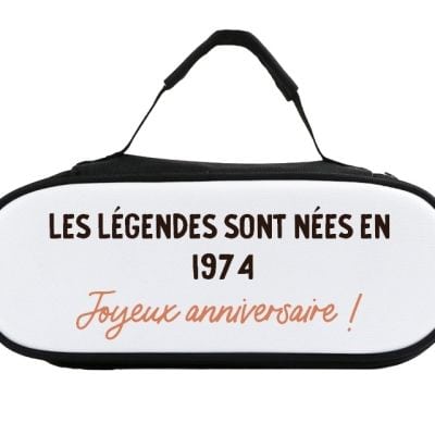 sacoche de pétanque message générique homme né en 1974