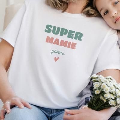 T-shirts personnalisés pour une mamie
