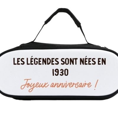 sacoche de pétanque message générique homme né en 1930