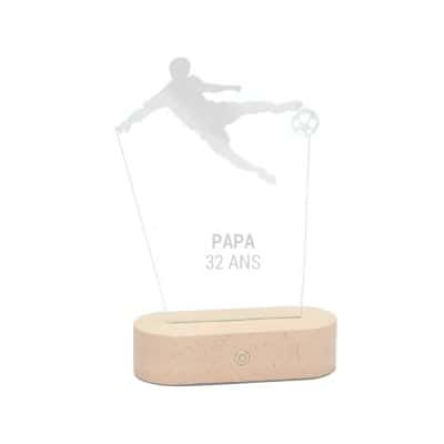 Lampe 3d foot papa 32 ans