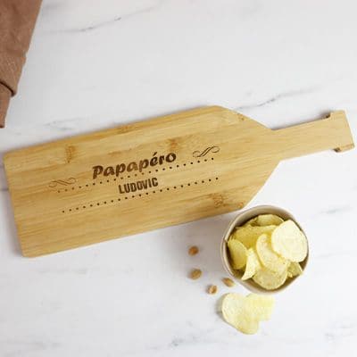 Planche apéro personnalisée en bois - Prénom