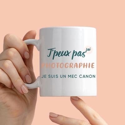 Mug personnalisé - J'peux pas j'ai photographie