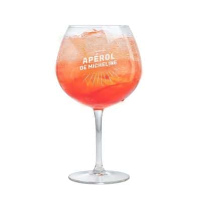 Verre à spritz personnalisé pour une Micheline