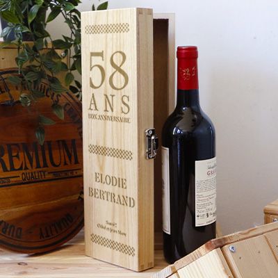 Magnum vin personnalisé - Coffret Vin Cadeau Collectivité