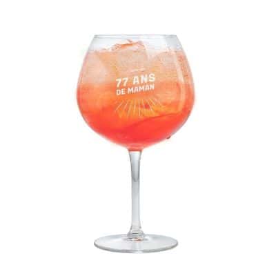 Verre à spritz maman 77 ans