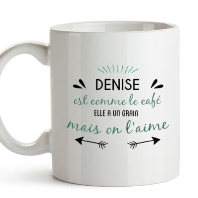 Mug personnalisé pour une Denise