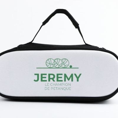 Sacoche de pétanque personnalisée pour un Jeremy