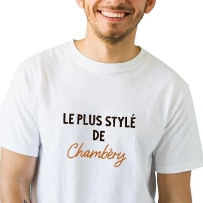 T-shirt homme personnalisé Chambéry