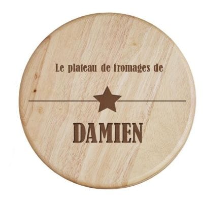 Set à fromage personnalisé pour un Damien