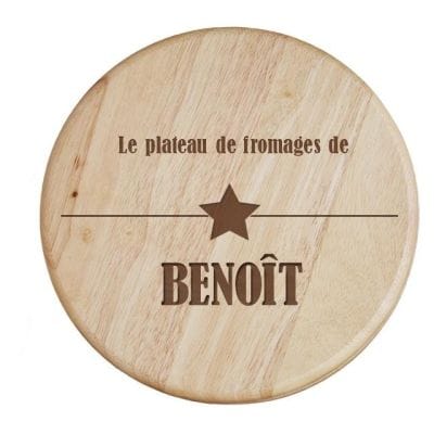 Set à fromage personnalisé pour un Benoît