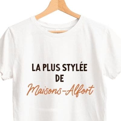 T-shirt femme personnalisé Maisons-Alfort