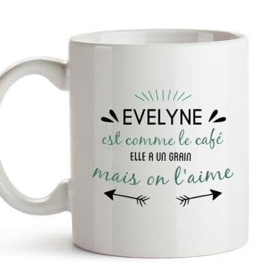 Mug personnalisé pour une Evelyne