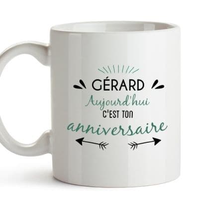 Mug personnalisé pour un Gérard