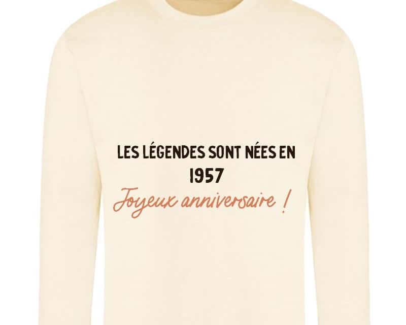 Sweat message générique année 1957