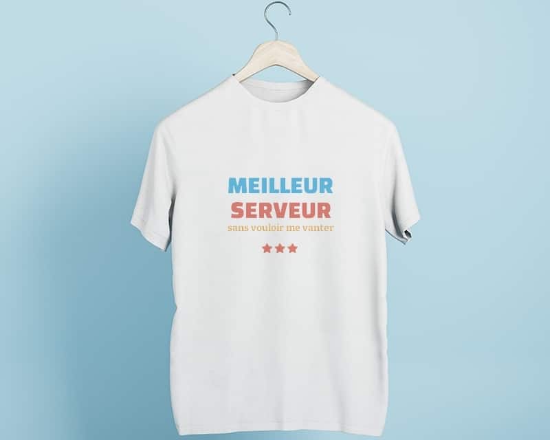 Tee shirt personnalisé homme - Meilleur Serveur