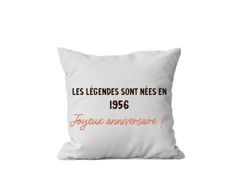 Coussin message générique année 1956