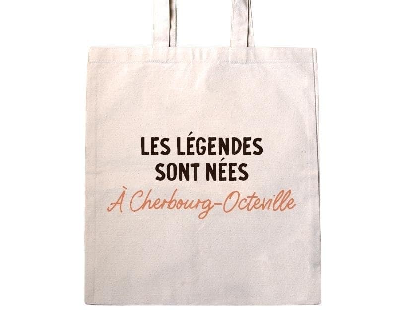 Tote bag personnalisé Cherbourg-Octeville