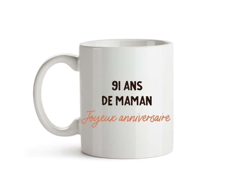 Mug message maman 91 ans