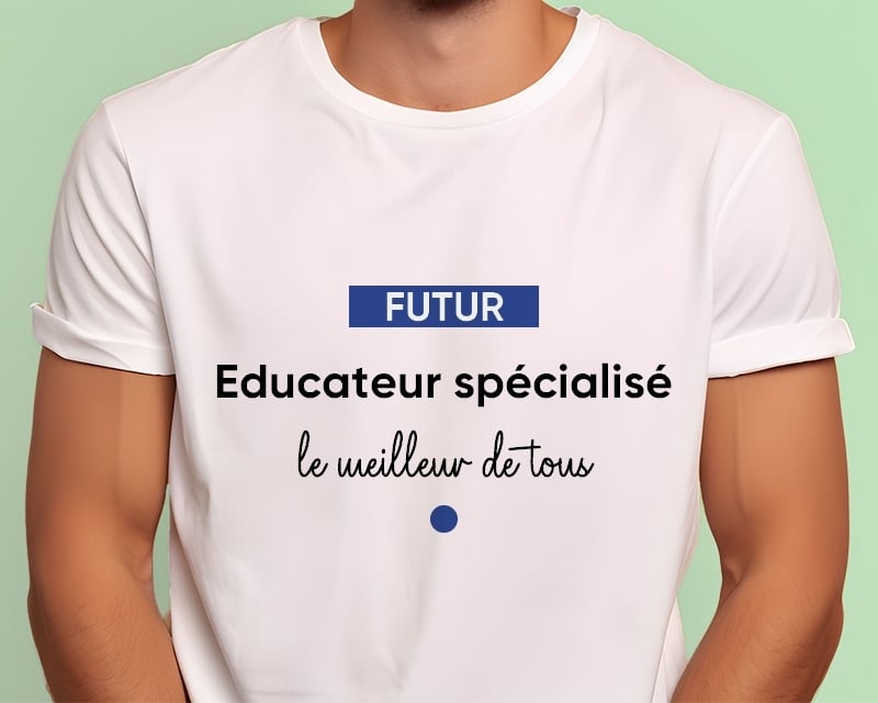 Tee shirt personnalisé homme - Futur educateur spécialisé