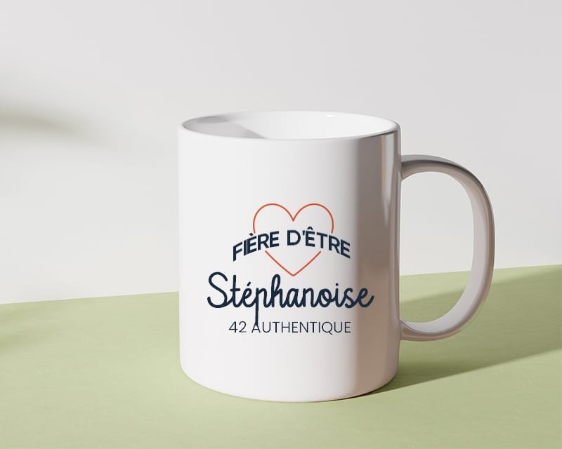 Mug personnalisé - Fière d'être Stéphanoise