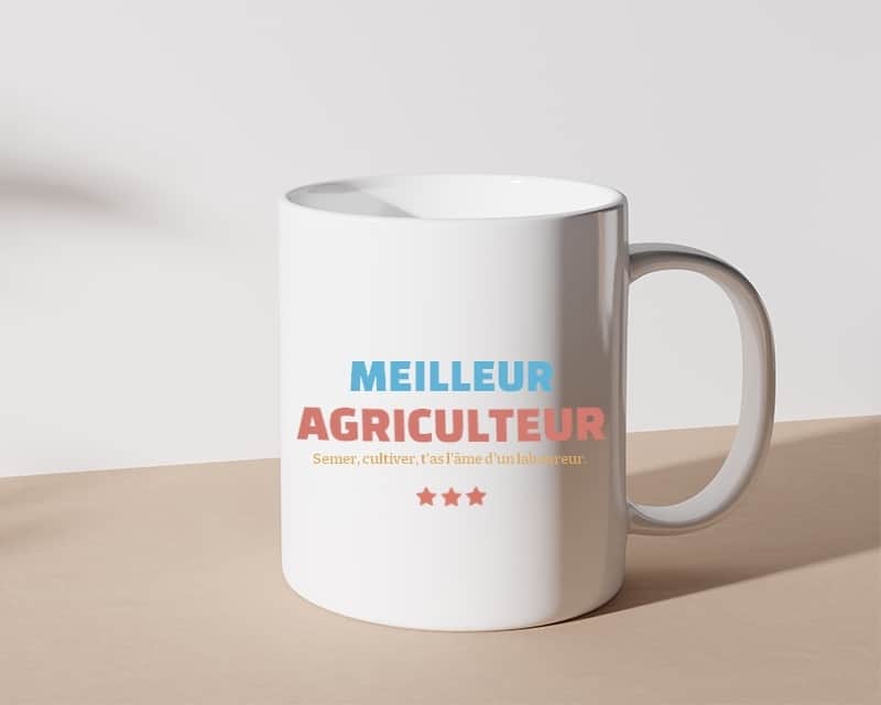 Mug personnalisé - Meilleur Agriculteur