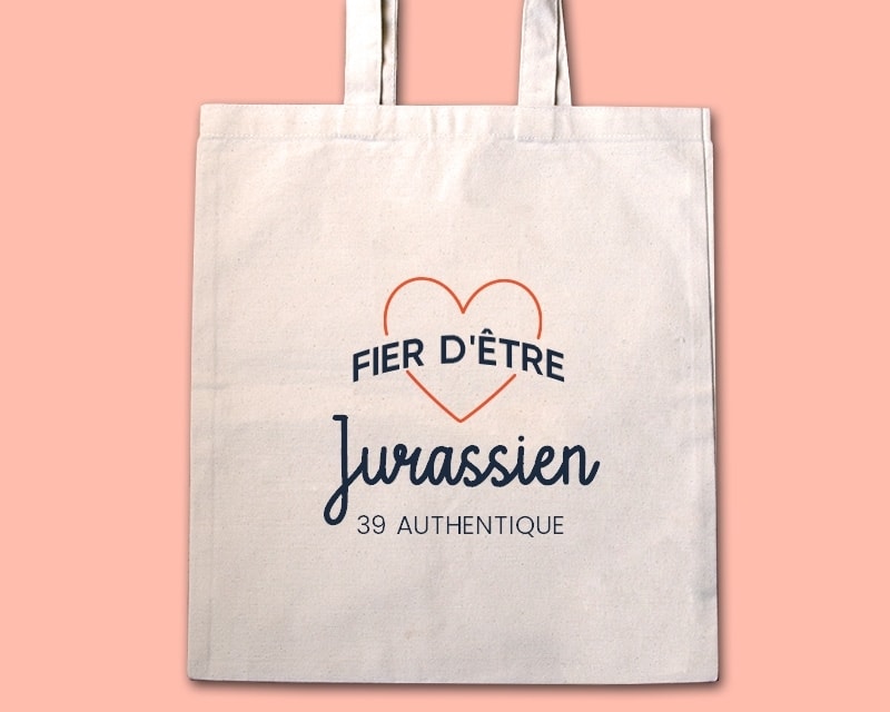 Tote bag personnalisable - Fier d'être Jurassien