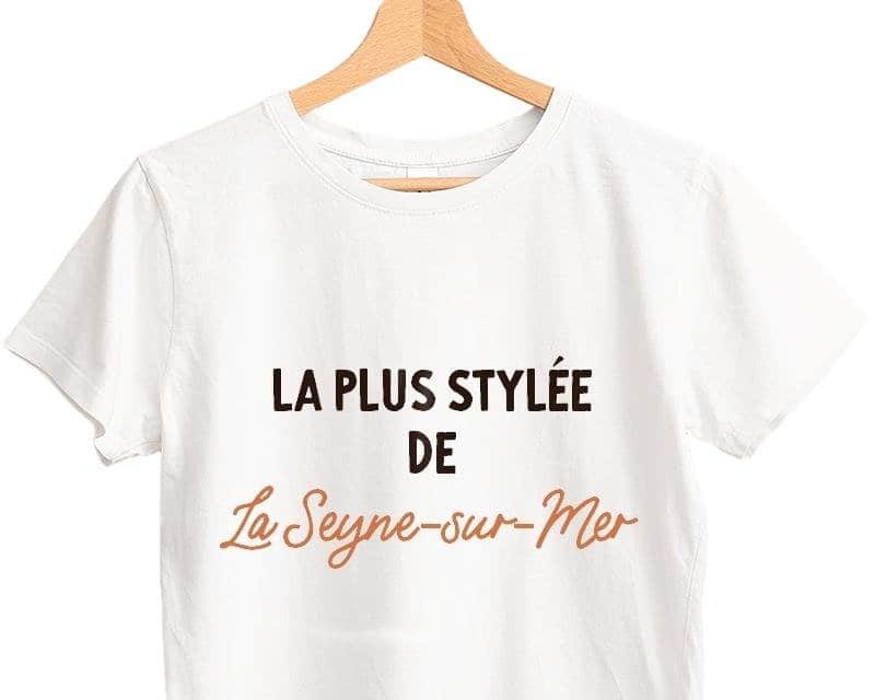 T-shirt femme personnalisé La Seyne-sur-Mer