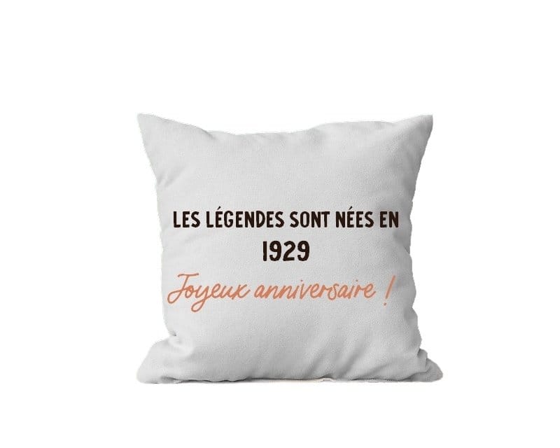 Coussin message générique année 1929