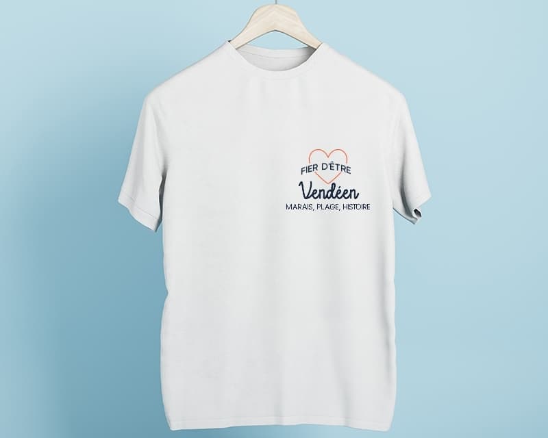 Tee shirt personnalisé homme - Fier d'être Vendéen